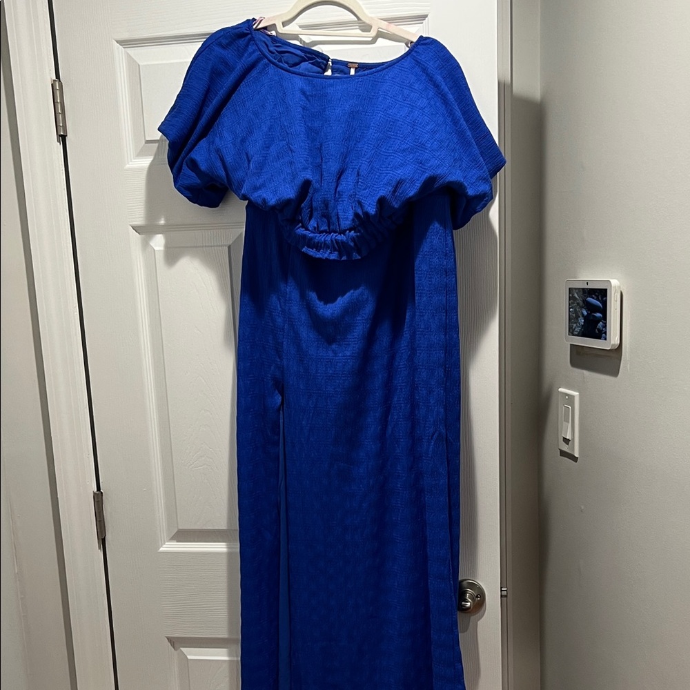 Free People Royal Blue Maxi Dress